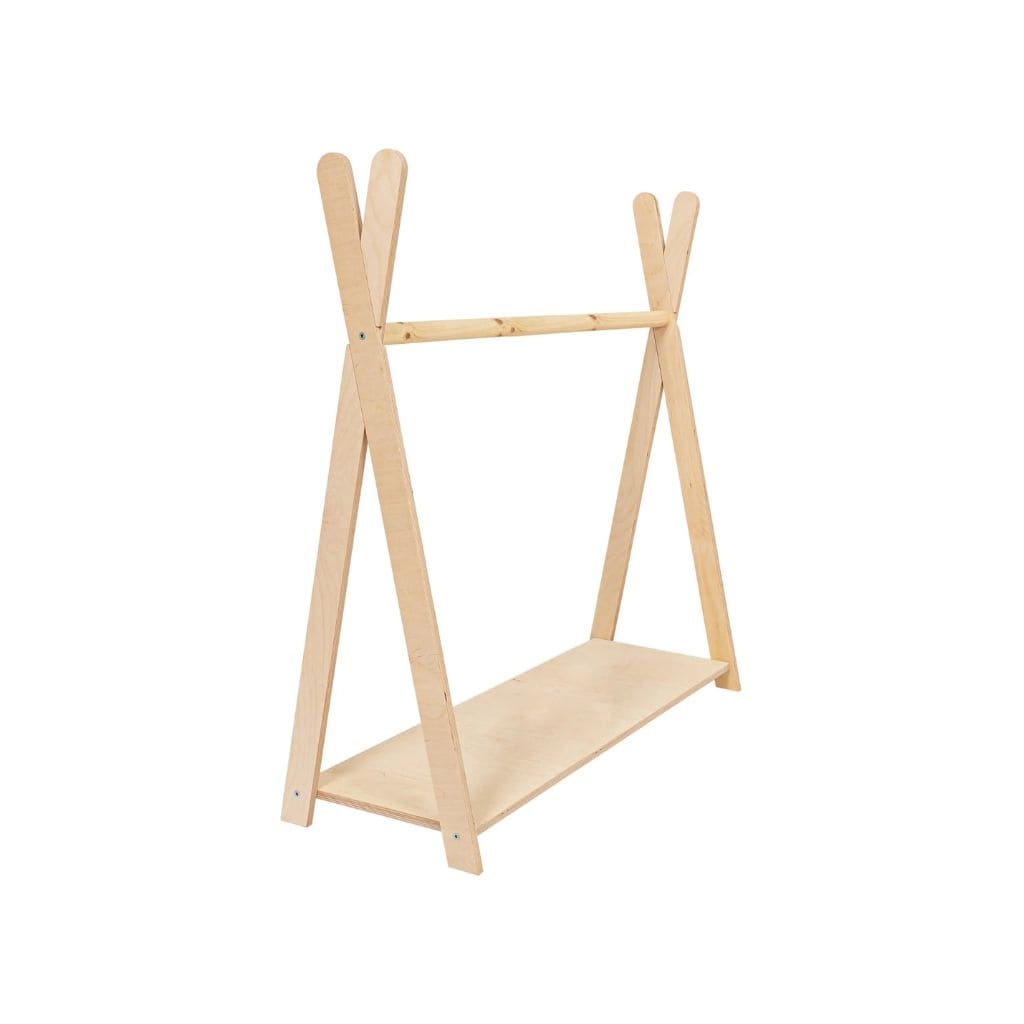 Perchero Infantil Tipi en Madera Natural | muebles Tinitto – Fabricación europea