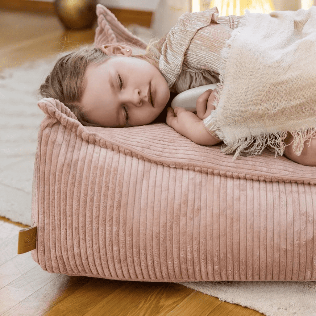 Puf infantil Pana rectangular en Siena | Decoración Tinitto – Fabricación europea