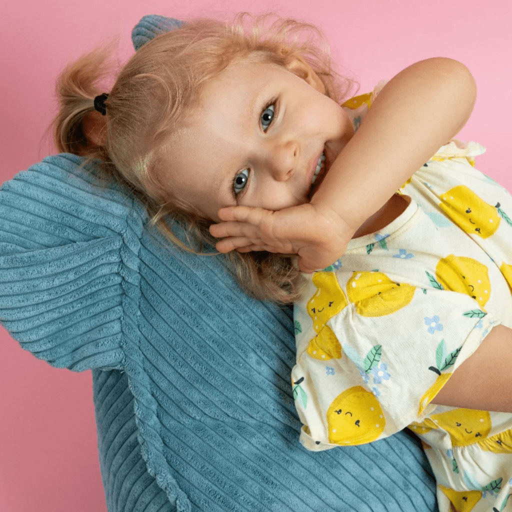 Pouf Poire "Sako" en Velours Teddy – MeowBaby - Rose Framboise en | Conforto Tinitto – Fabrication européenne