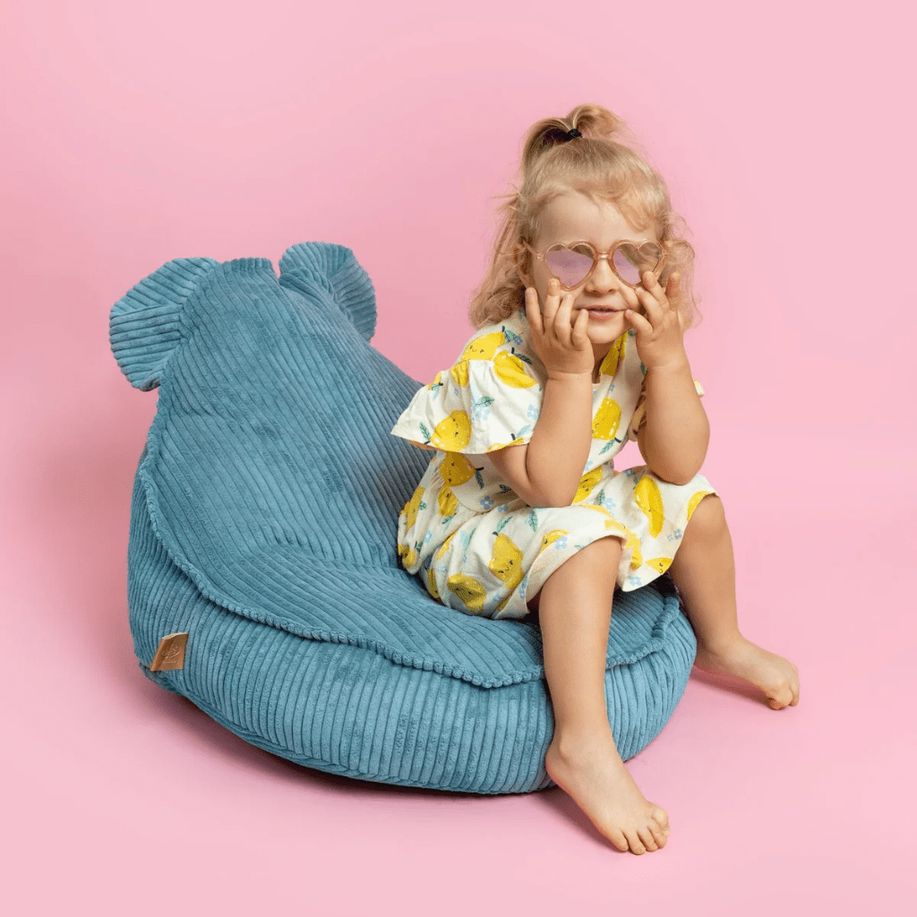 Pouf Poire "Sako" en Velours Teddy – MeowBaby - Rose Framboise en | Conforto Tinitto – Fabrication européenne