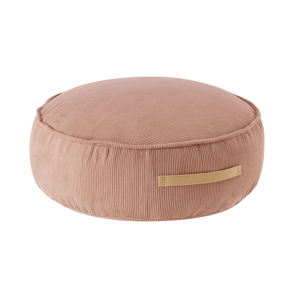 Pouf Rond en Velours Côtelé "MeowBaby" – Assise Design - Brick en | Conforto Tinitto – Fabrication européenne