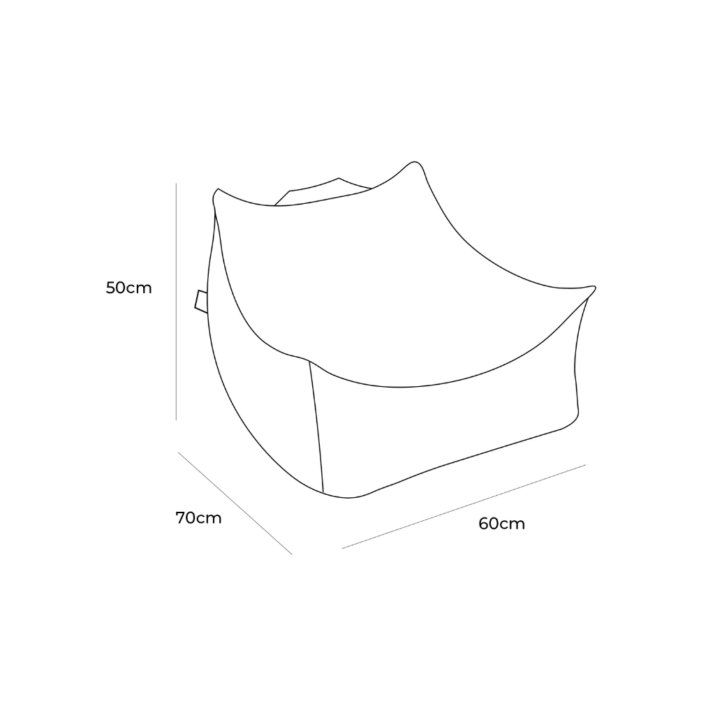 Pouf "Sako" Bearly – MeowBaby - Gris en | Conforto Tinitto – Fabrication européenne