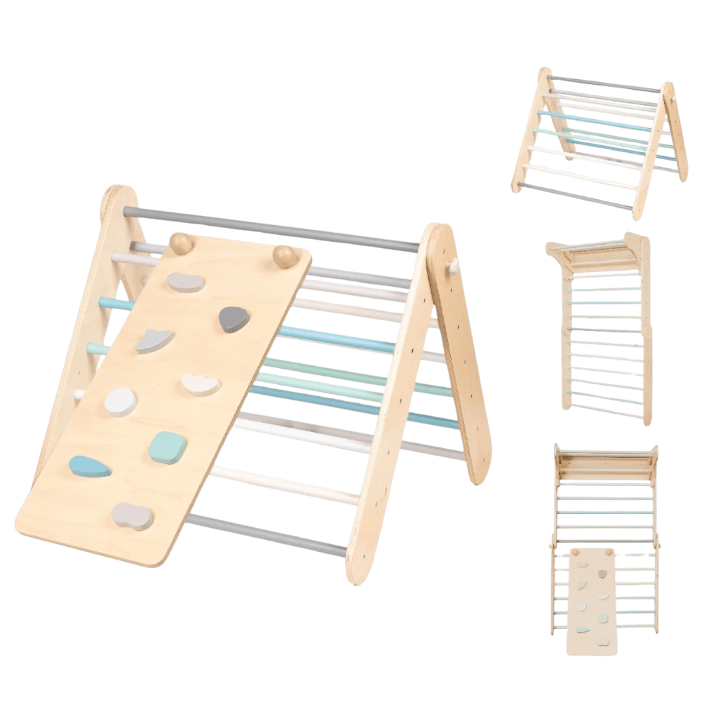 Ramp for the Pikler Triangle and the Swedish Wall in Natural | Motricidade Tinitto – European manufacturing