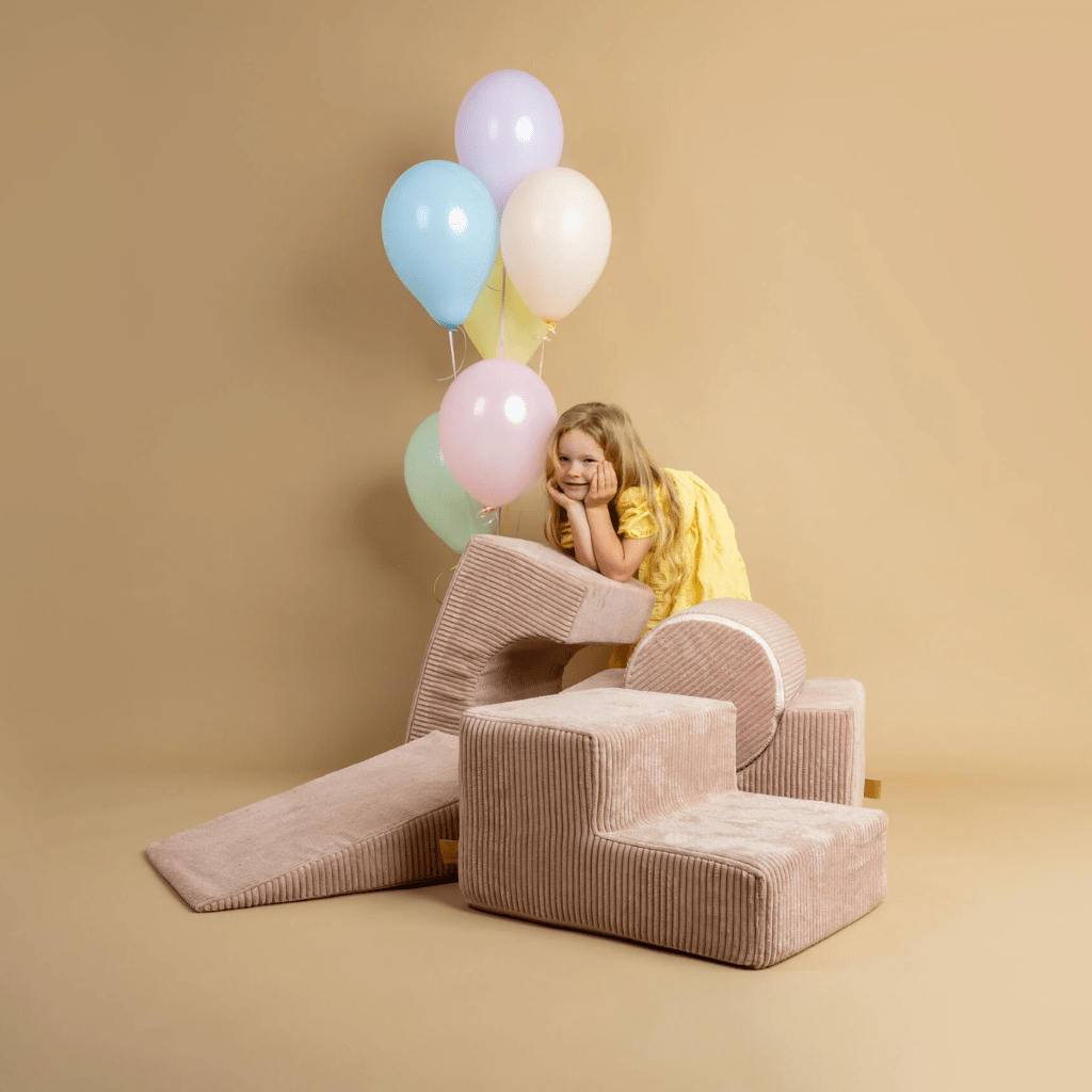 Conjunto de formas “estéticas” 4 elementos - Rosa empolvado en | Motricidade Tinitto – Fabricación europea