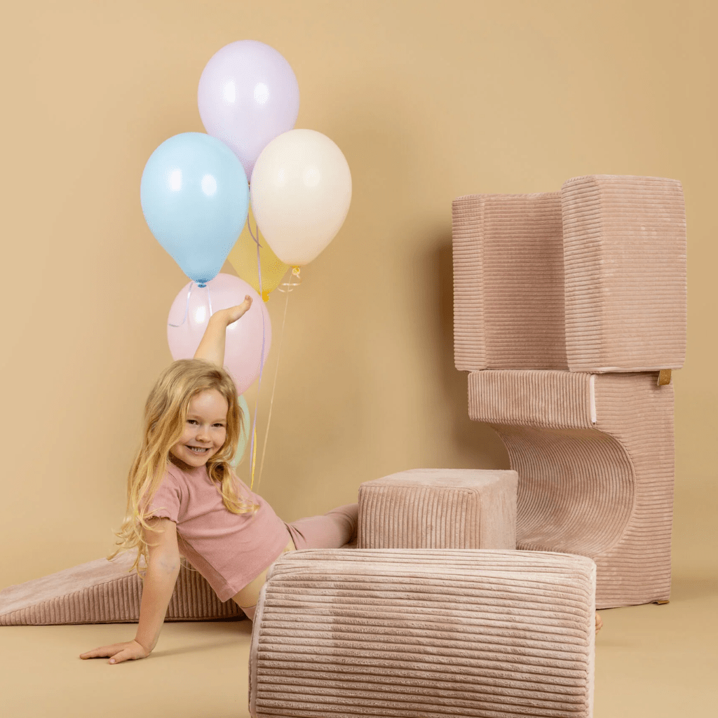 Conjunto de formas “estéticas” 4 elementos - Rosa empolvado en | Motricidade Tinitto – Fabricación europea