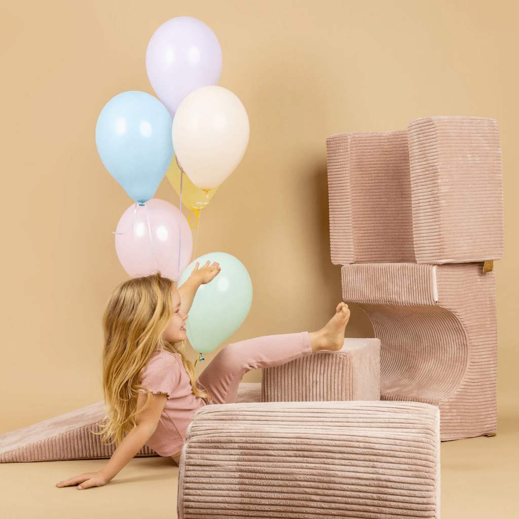 Conjunto de formas “estéticas” 4 elementos - Rosa empolvado en | Motricidade Tinitto – Fabricación europea