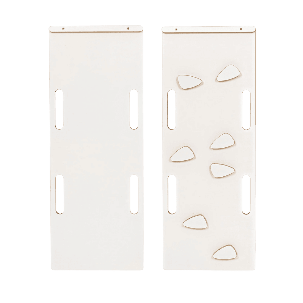 Mecedora cómoda para niños con cojín, tobogán y escalera - Pequeña en rosa polvoriento claro | Motricidade Tinitto – Fabricación europea