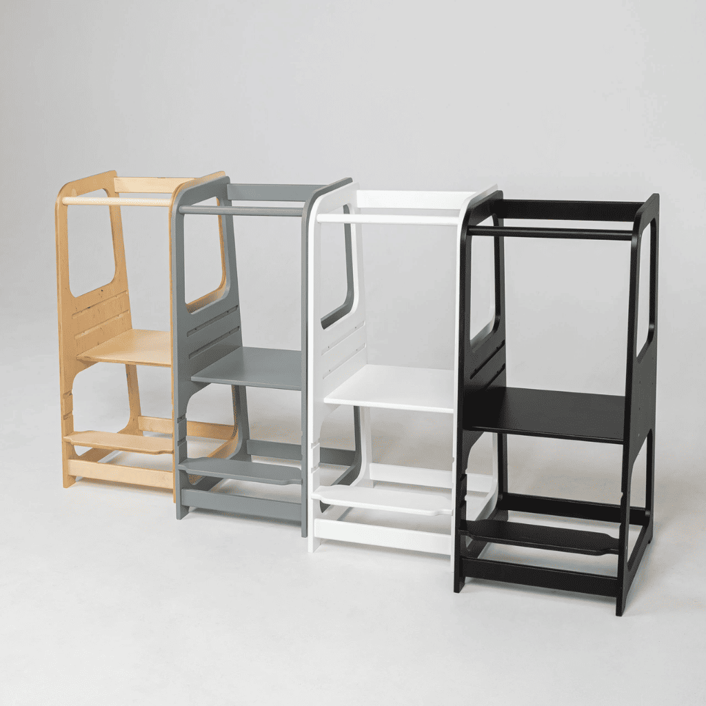 torre de ayuda Montessori en Madera | Motricidade Tinitto – Fabricación europea