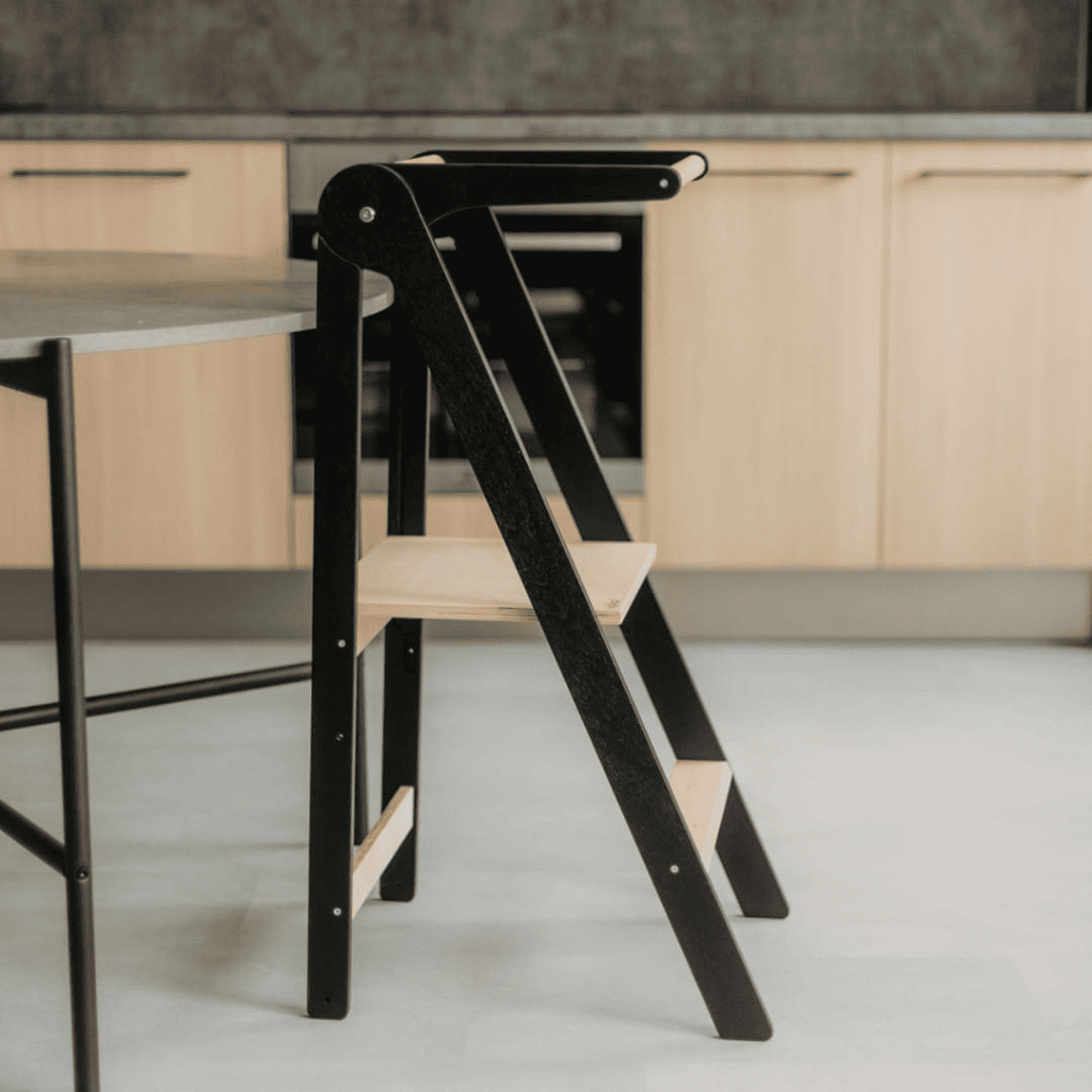 Passeio de aprendizagem Montessori Dobrável em Preto | Motricidade Tinitto – Fabricação europeia