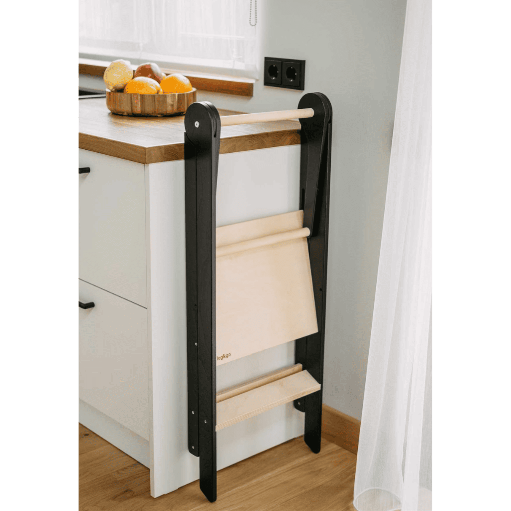 Passeio de aprendizagem Montessori Dobrável em Preto | Motricidade Tinitto – Fabricação europeia