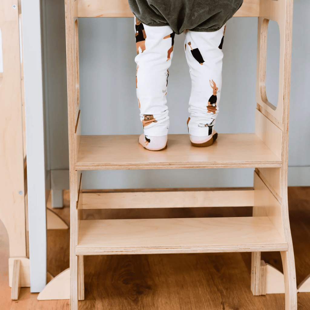 Tour d'Observation Montessori STEP UP – Avec Pieds de Support en | Motricidade Tinitto – Fabrication européenne