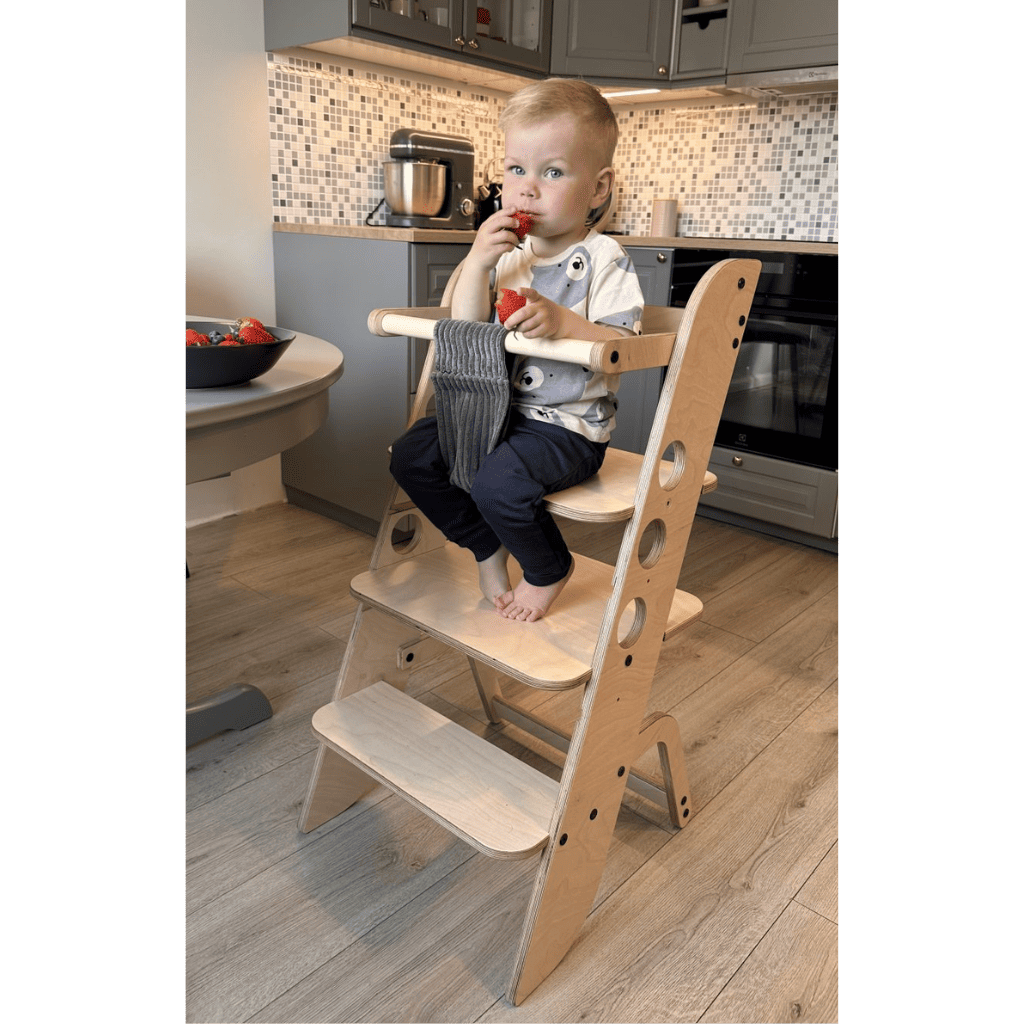 Torre Montessori “Louis” escalable – Aprendizaje y autonomía en | Motricidade Tinitto – Fabricación europea