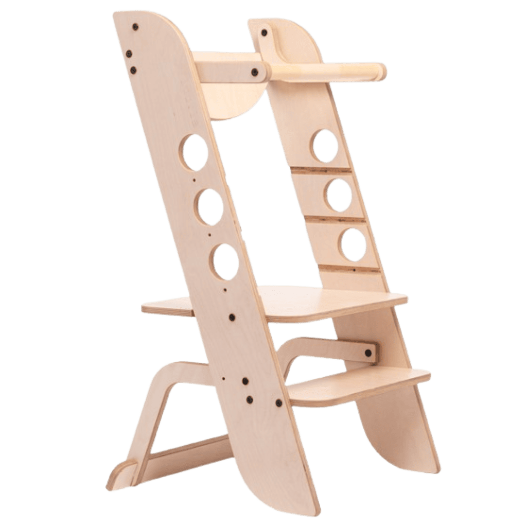 Torre Montessori “Louis” escalable – Aprendizaje y autonomía en | Motricidade Tinitto – Fabricación europea