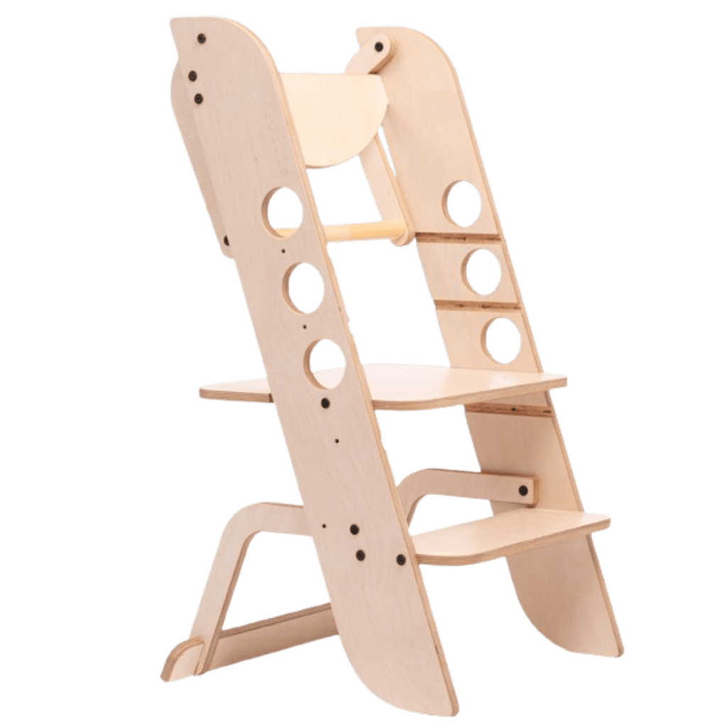 Torre Montessori “Louis” escalable – Aprendizaje y autonomía en | Motricidade Tinitto – Fabricación europea