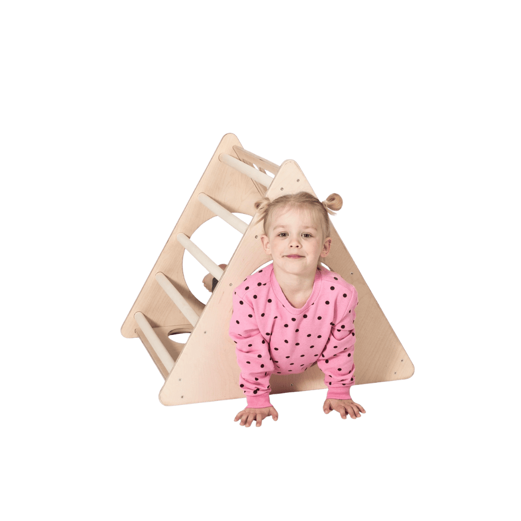Triángulo de escalada Montessori en | Motricidade Tinitto – Fabricación europea