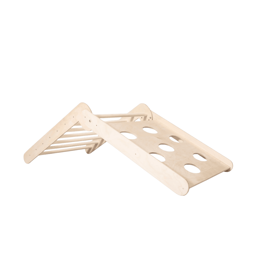 Triângulo de Escalada Montessori Dobrável 2 em - 1 pol | Motricidade Tinitto – Fabricação europeia