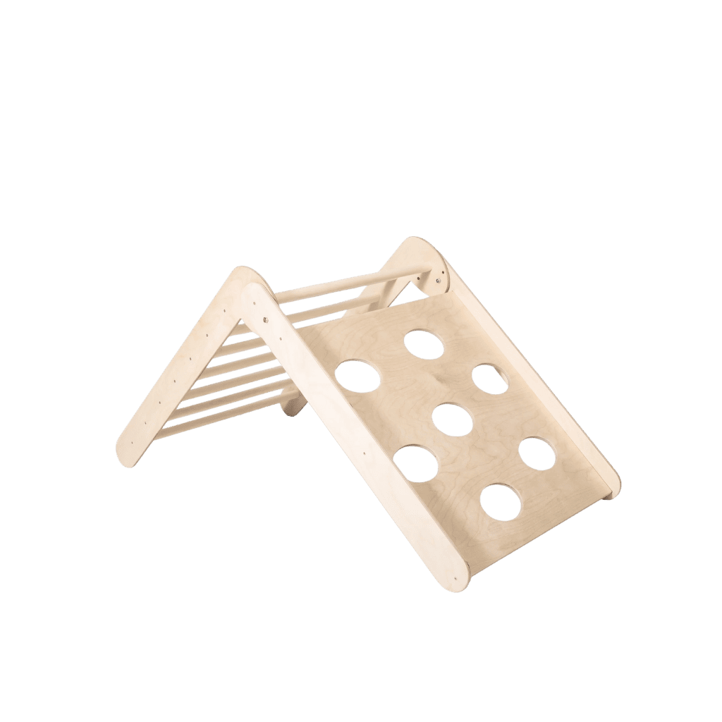 Triângulo de Escalada Montessori Dobrável 2 em - 1 pol | Motricidade Tinitto – Fabricação europeia