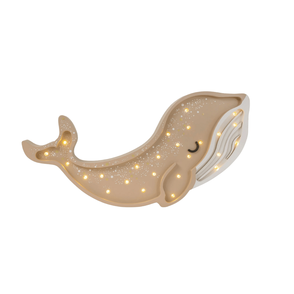 Veilleuse Baleine en Bois de Pin en Brun | Decoração Tinitto – Fabrication européenne