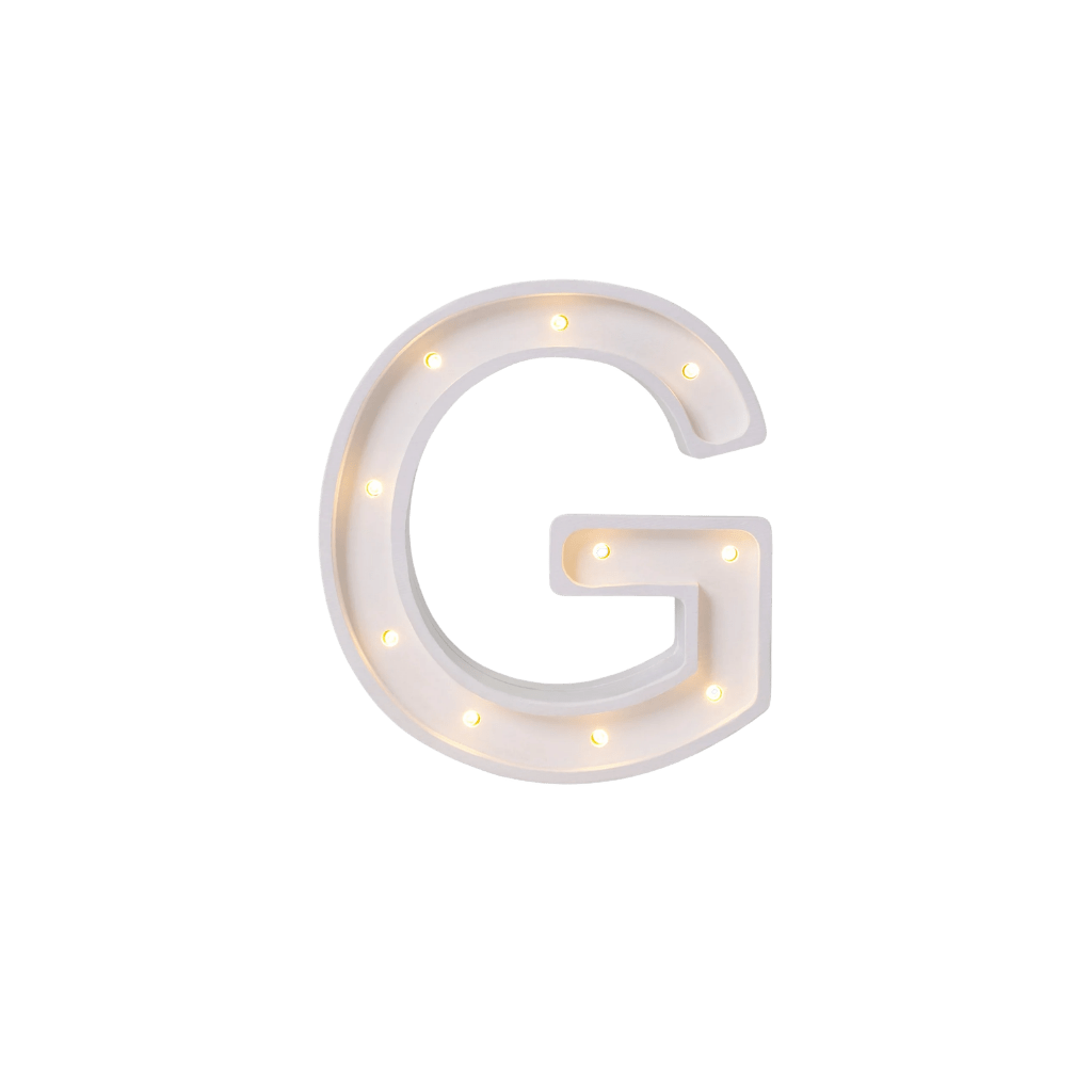 Veilleuse Lettre "G" en Bois de Pin en L | Decoração Tinitto – Fabrication européenne