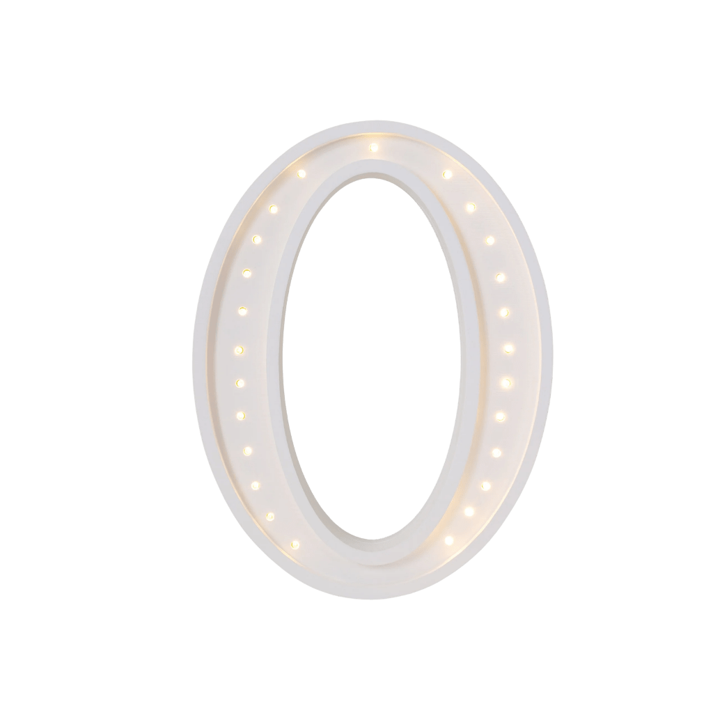 Veilleuse Lettre "O" en Bois de Pin en L | Decoração Tinitto – Fabrication européenne