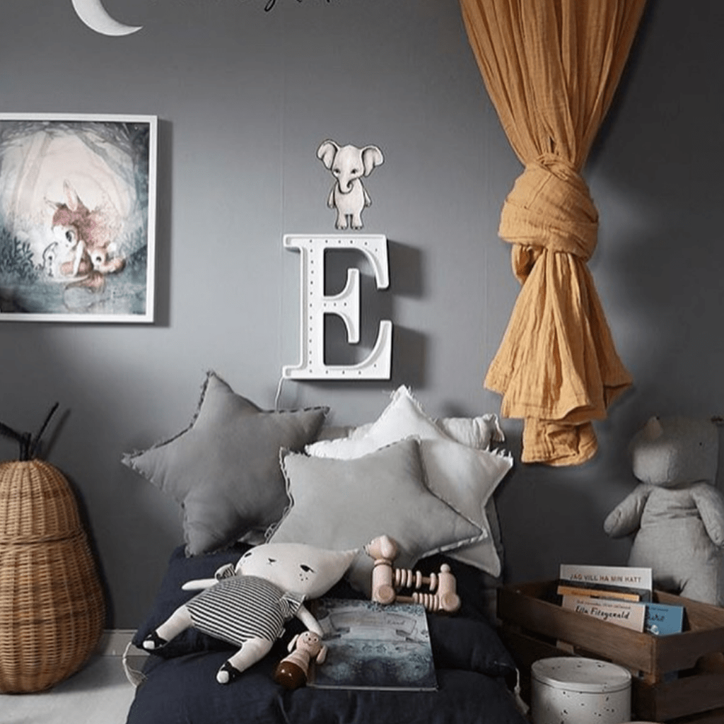 Veilleuse Lettre "U" en Bois de Pin en S | Decoração Tinitto – Fabrication européenne